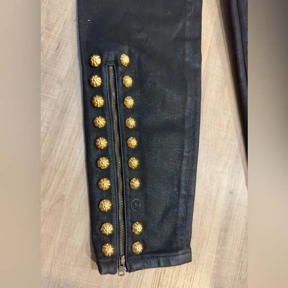 $3,500 Gucci Pants- Coated Denim - Picture 2 of 5